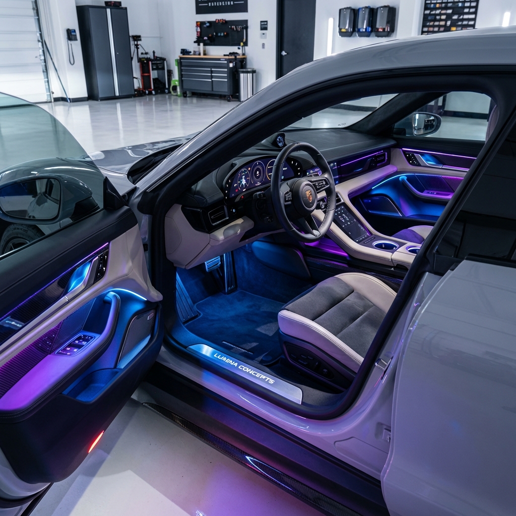 Éclairage ambiance voiture Saint-Mitre les Remparts