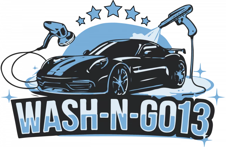 Centre de detailing et d'esthétique automobile dans les Bouches du Rhone - Logo Wash N Go13 fond transparent